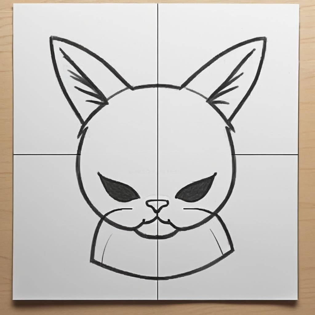 the user to color their cat or add a background.
Instruction...