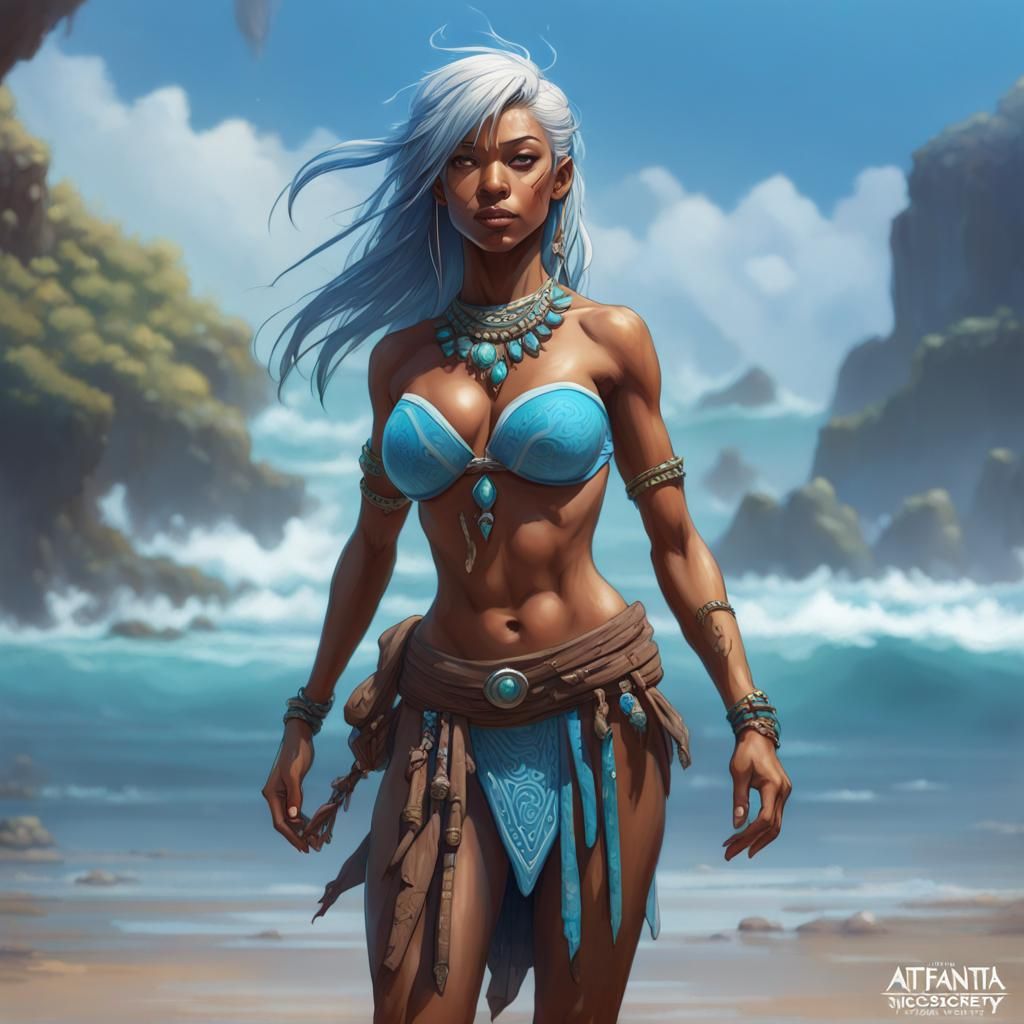 Princess Kida from Atlantis: Hyperdetailed Fantasy Art