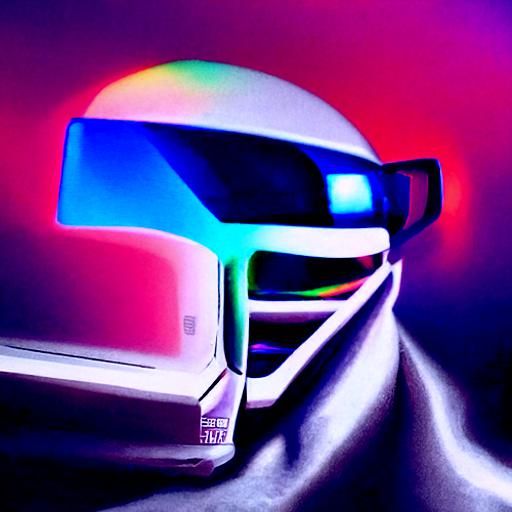 Chrome 1988: Synthwave Neon Retro Scene