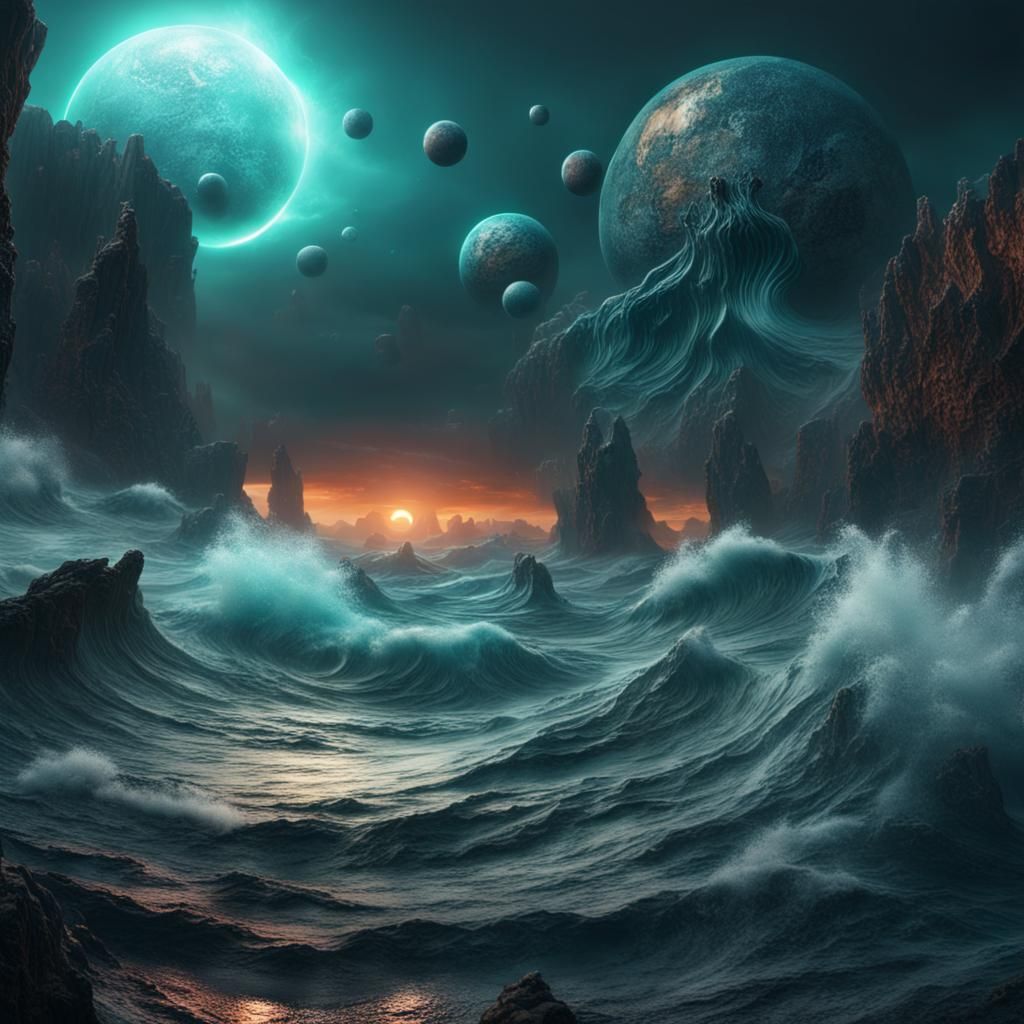 Eldritch Ocean: Dead Planets in a Demonic Tidal Wave