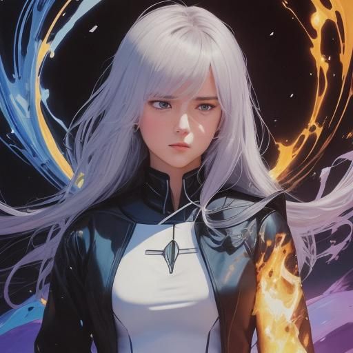 Manga Scene with Cinematic Lighting in Digital Art