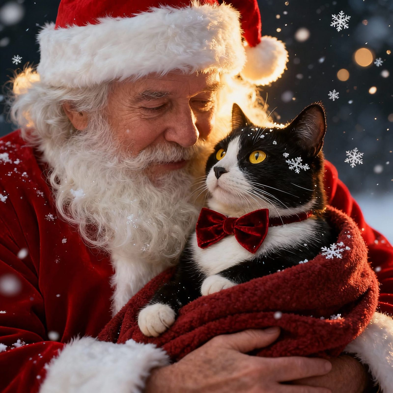 “In Santa’s Arms - Where Kindness Glows”