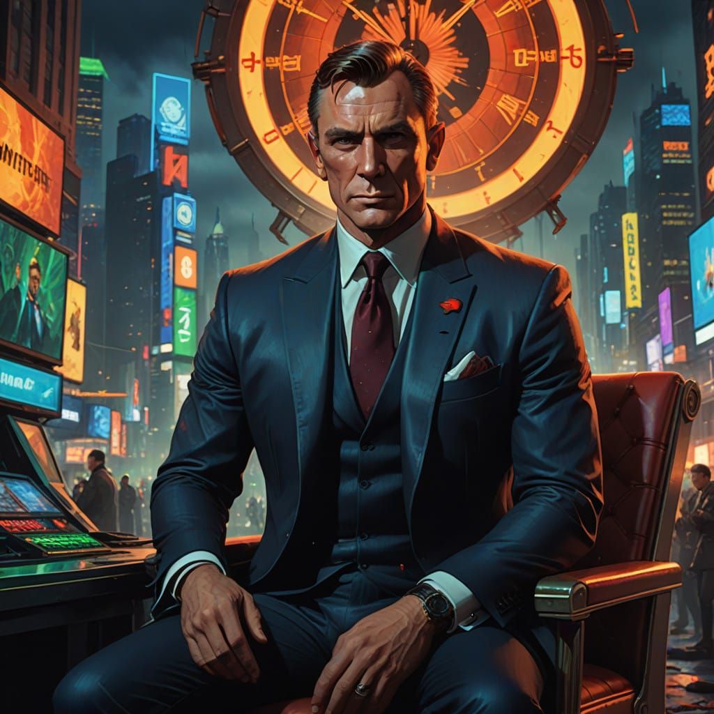 Bond Trapped in a High-Tech Lair on New Year's Eve