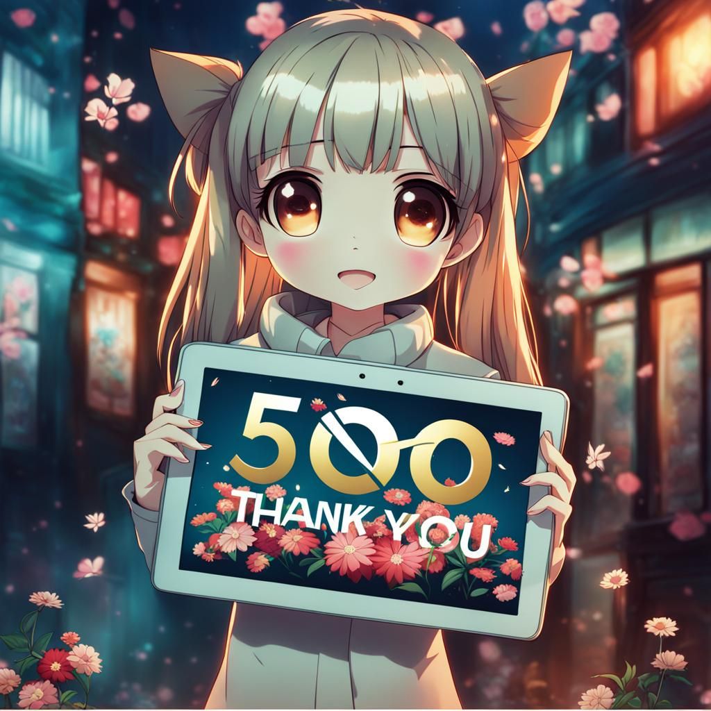 500 follower insta thank you
