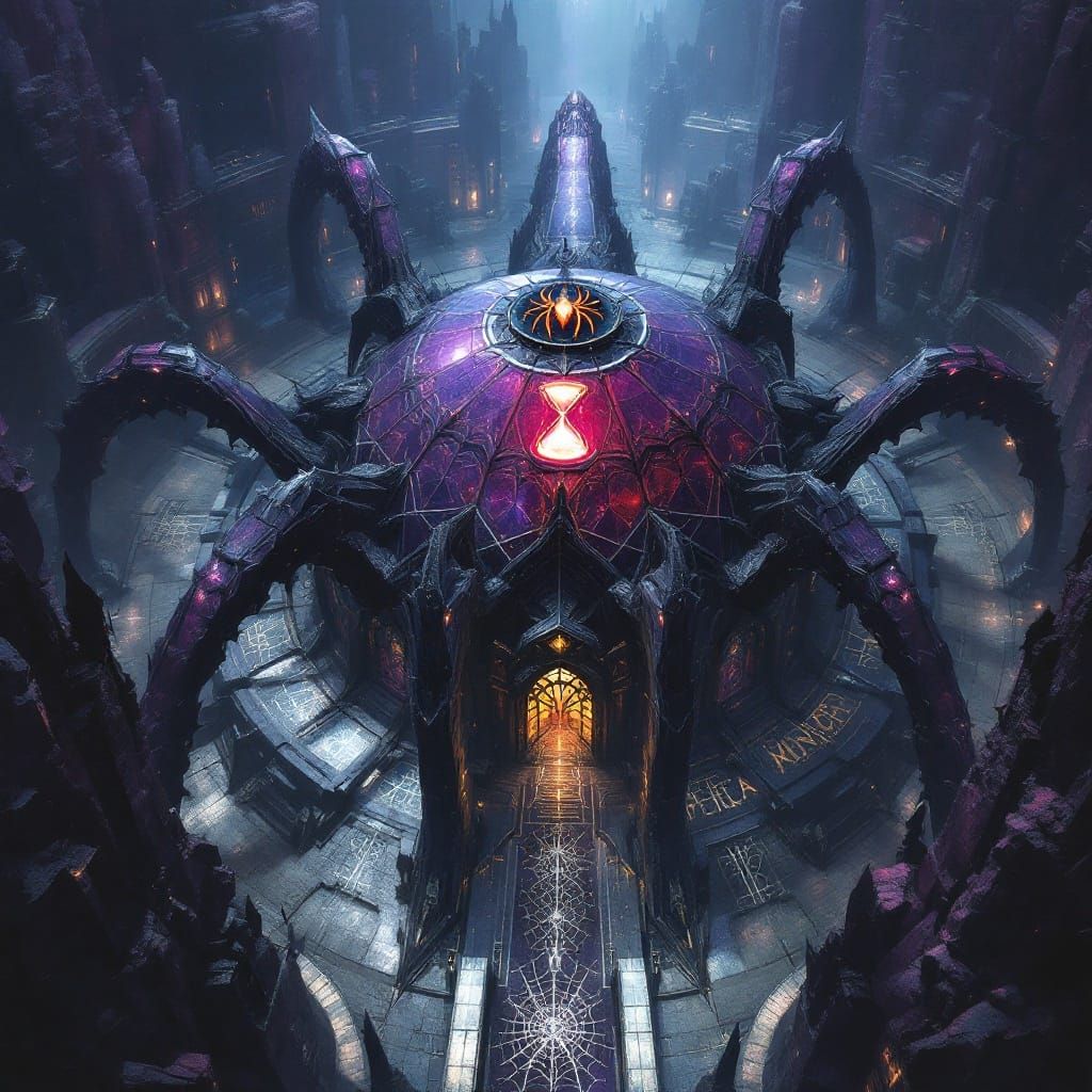 Dark Fantasy Cathedral to Spider God
