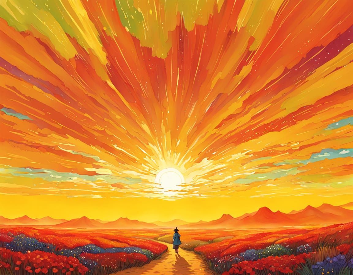 Whimsical Sci-Fi Fairytale in Colorful Art Style