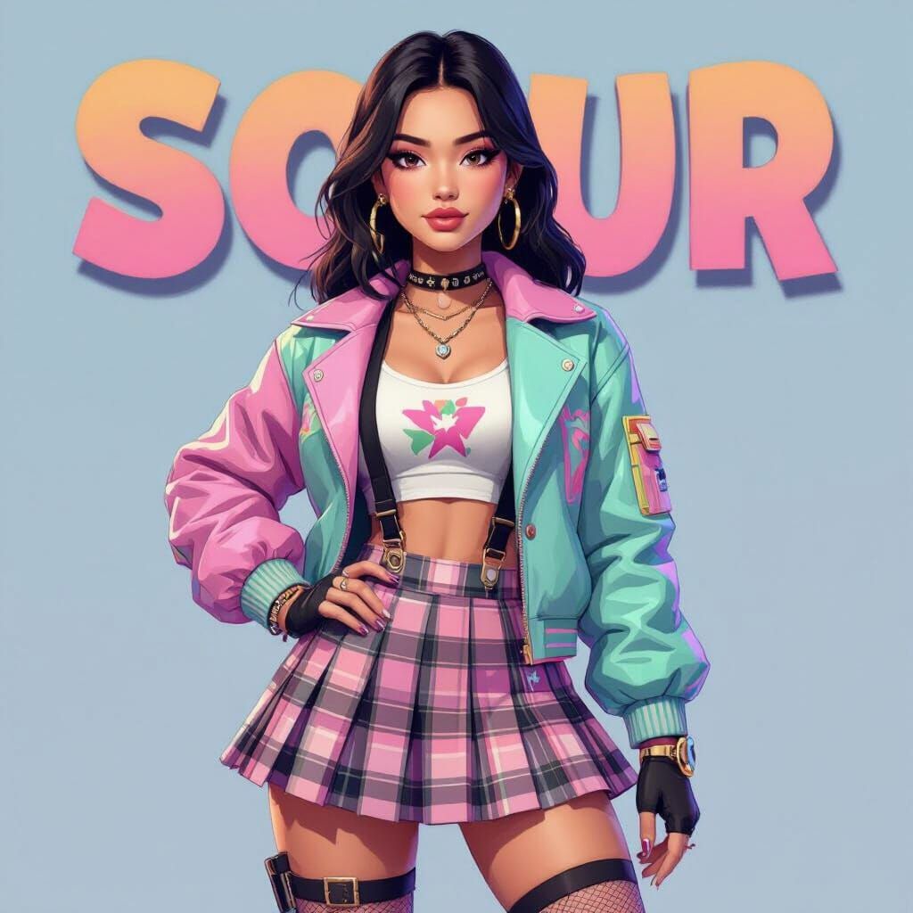 Olivia Rodrigo Fortnite Skin Inspired by Sour Album