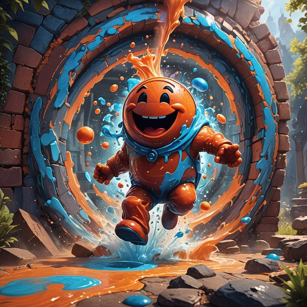 Kool-Aid Man Bursts Through a Magical Portal