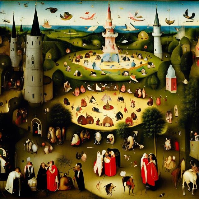 Fantastical Garden Inspired by Bosch