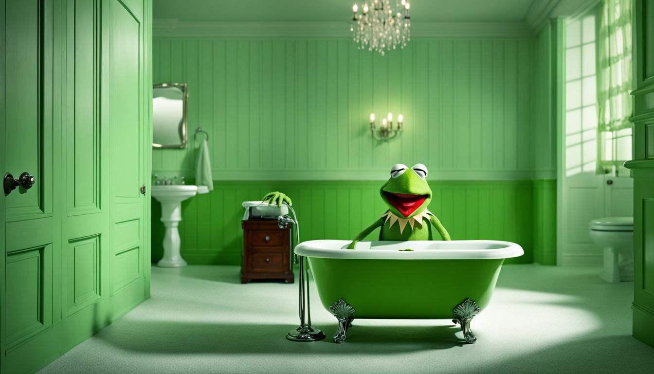 Kermit the Frog in The Shining.