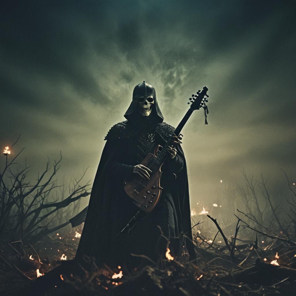 Dramatic Dark Symphony: A Nightmarish Dreamscape