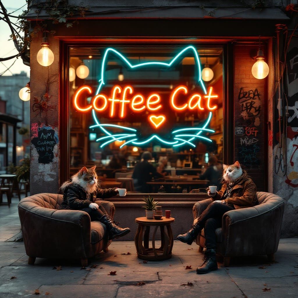Coffee Cat café 😼🖤