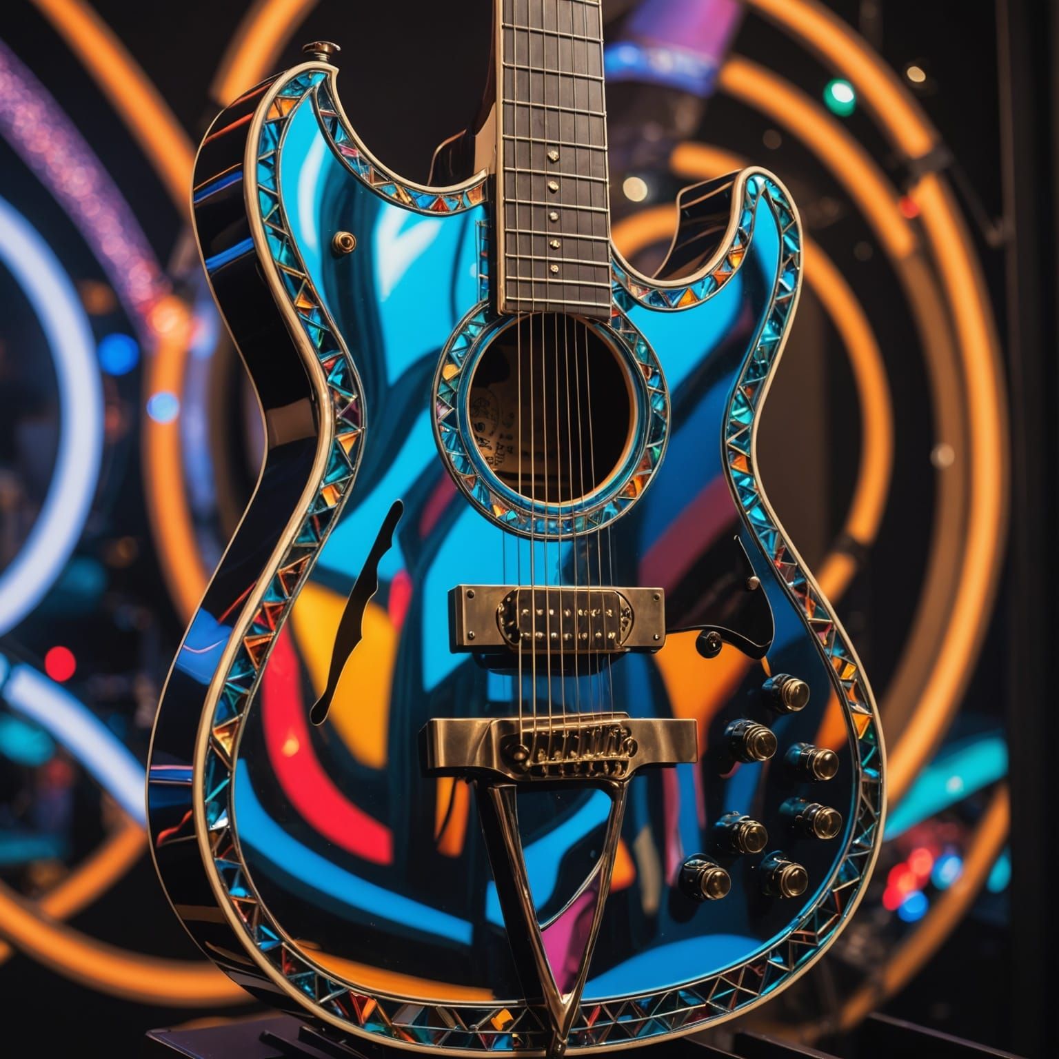 Guitar in Mirrored Reality