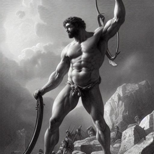 Hercules on Mount Olympus in Dramatic Style