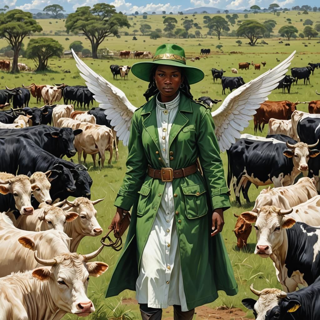 Archangel Zadikel: Angel of Mercy on African Farm