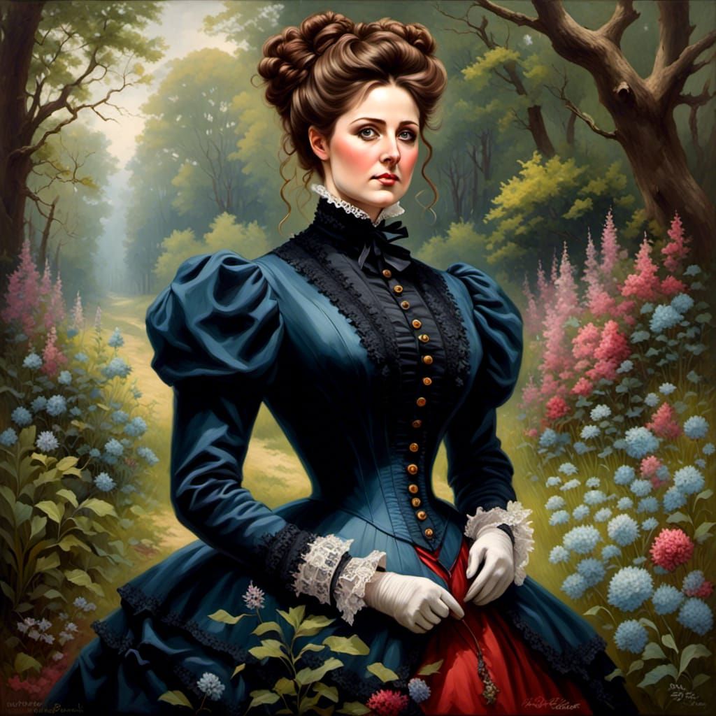 Victorian Era Woman Portrait
