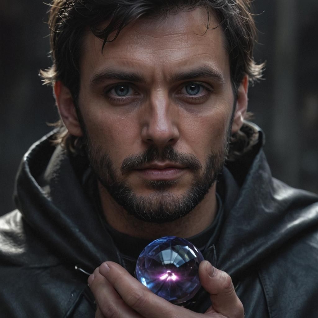 Hyperrealistic Portrait of a Dark Fantasy Villain