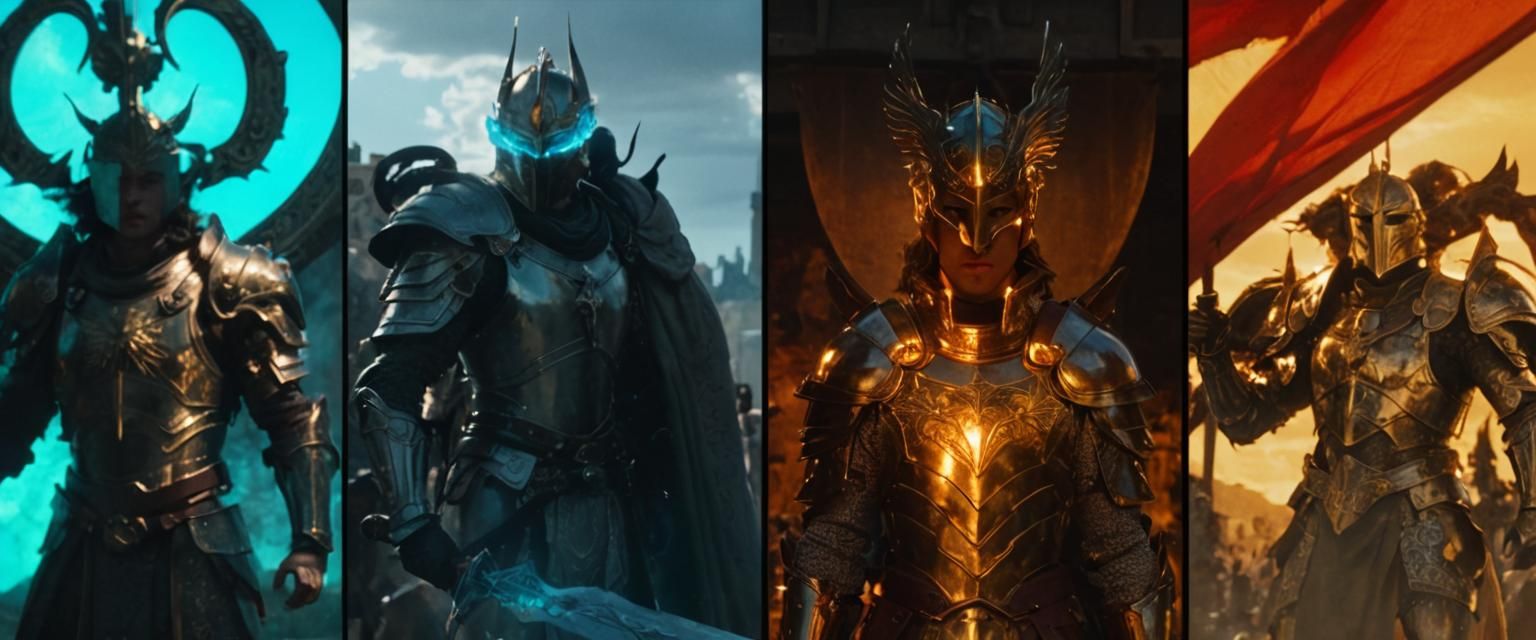 Paladin of Light Guards City Entrance: Cinematic Still