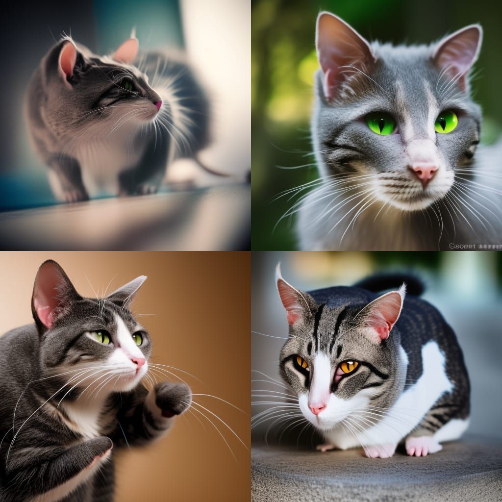 Hybrid Rat-Cat Catgirl Creature: Professional Photo