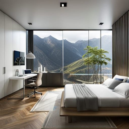 AI Generated Bedroom Interior