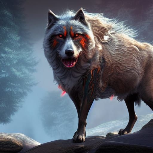 Fantastical Matte Painting: The Piercing Howl