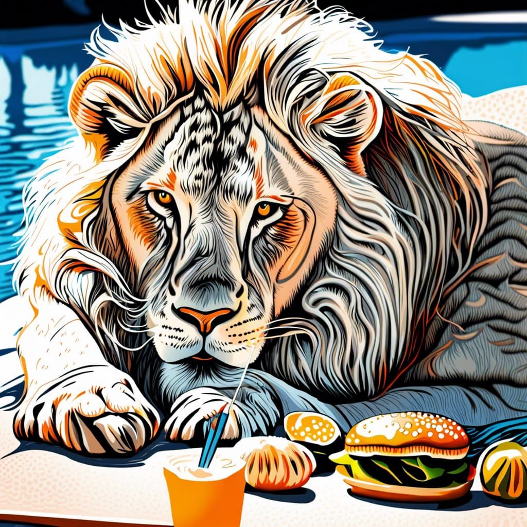 Minimalist Black and White Line Drawing