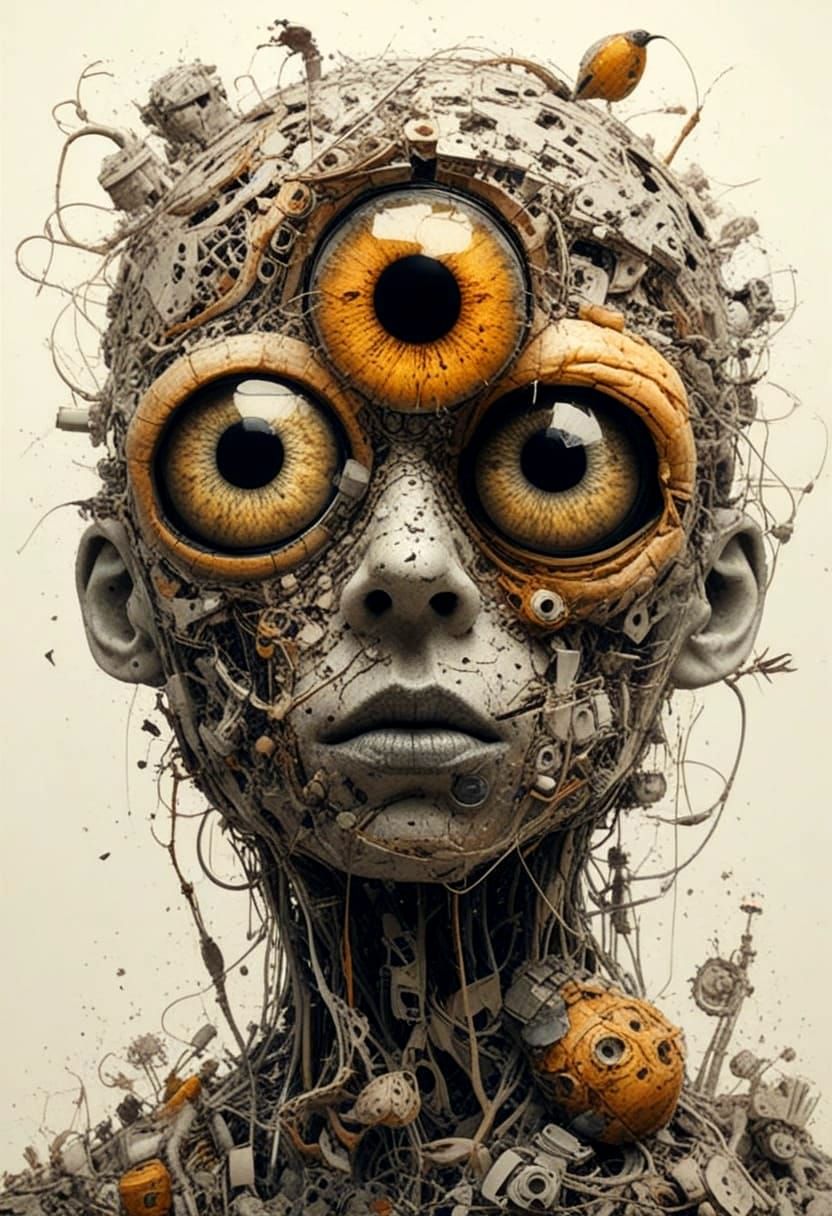Abstract Visualization of Phronemophobia Concept
