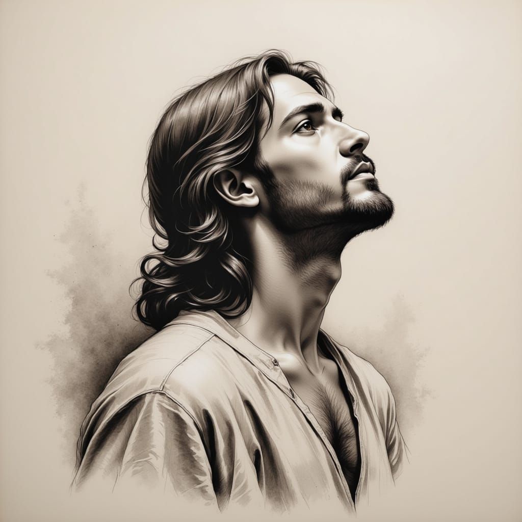 Jesus sketch