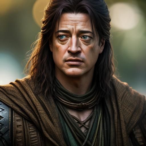 Brendan Fraser as The Mummy: Fan Art Portrait