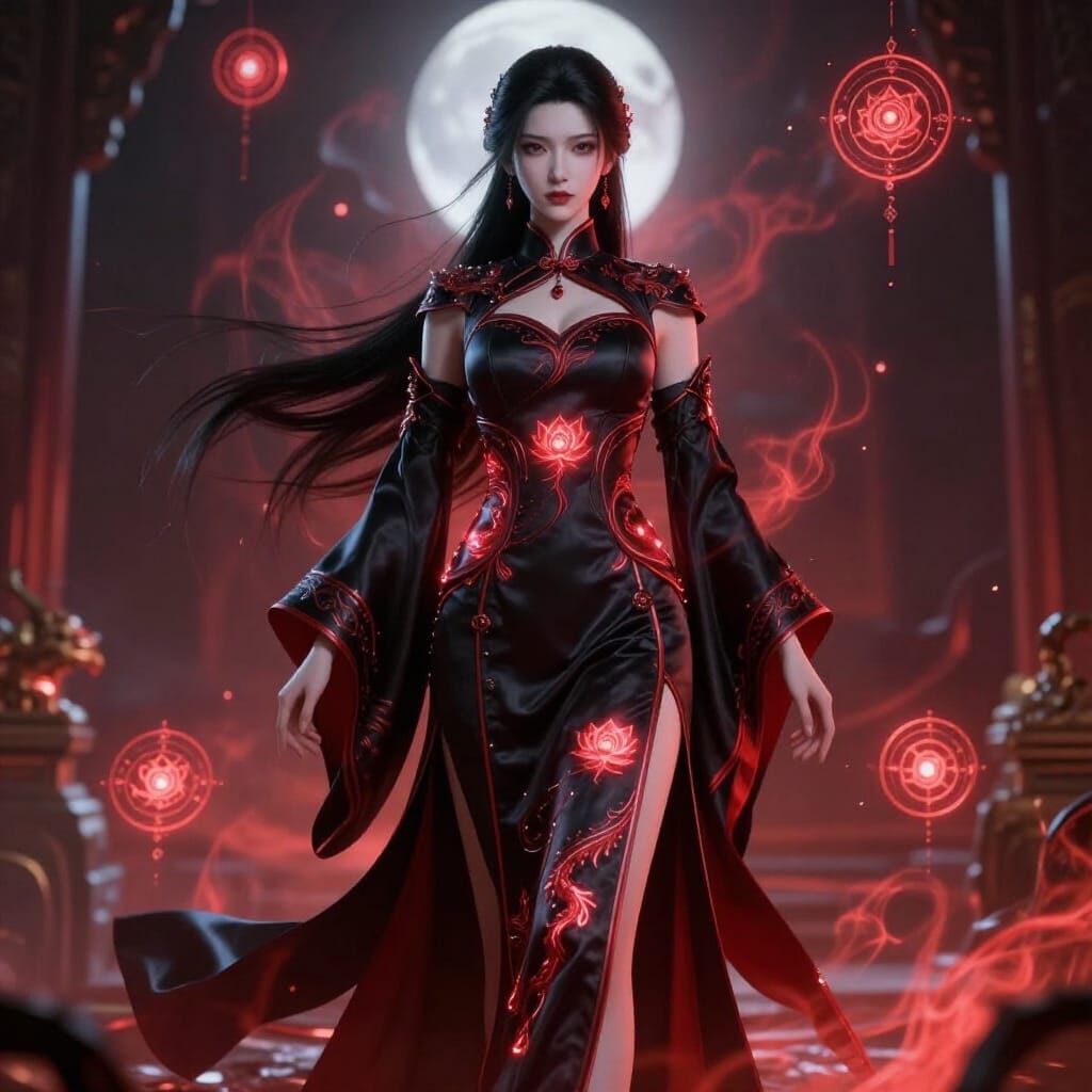 Xianxia Villainess in Mystical Realm, Cinematic Render