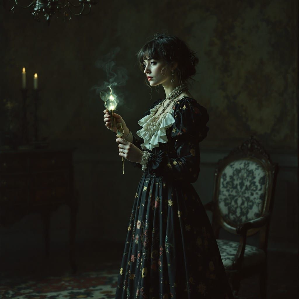 as the empty moon enamels/
monica with spoons and candles/
bangs around without the light on/
furniture to get it right ...