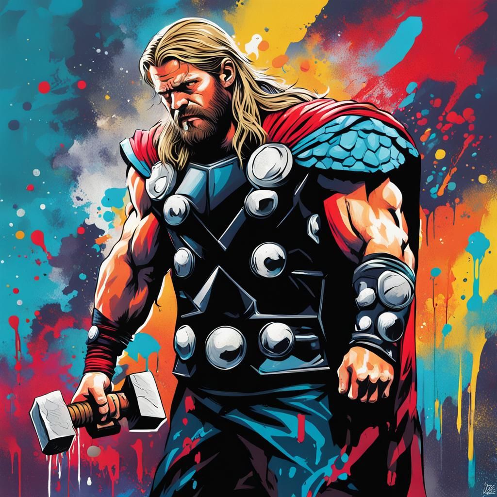 Thor's Lament: Graffiti Art of Loss