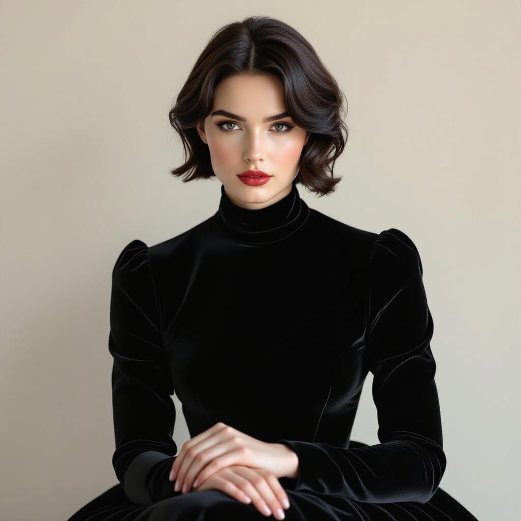 Elegant Woman in Classic Portrait Style