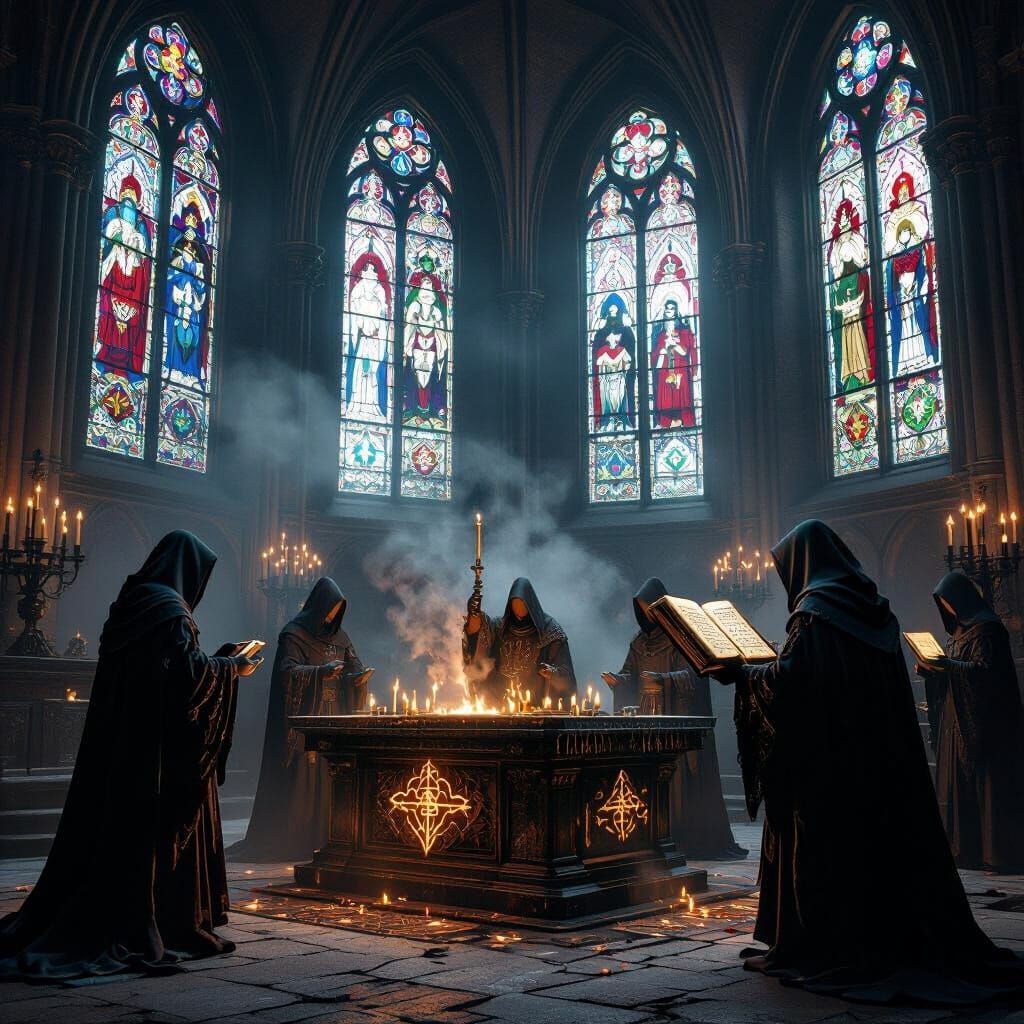 Gothic Cathedral Ritual in Baroque Style