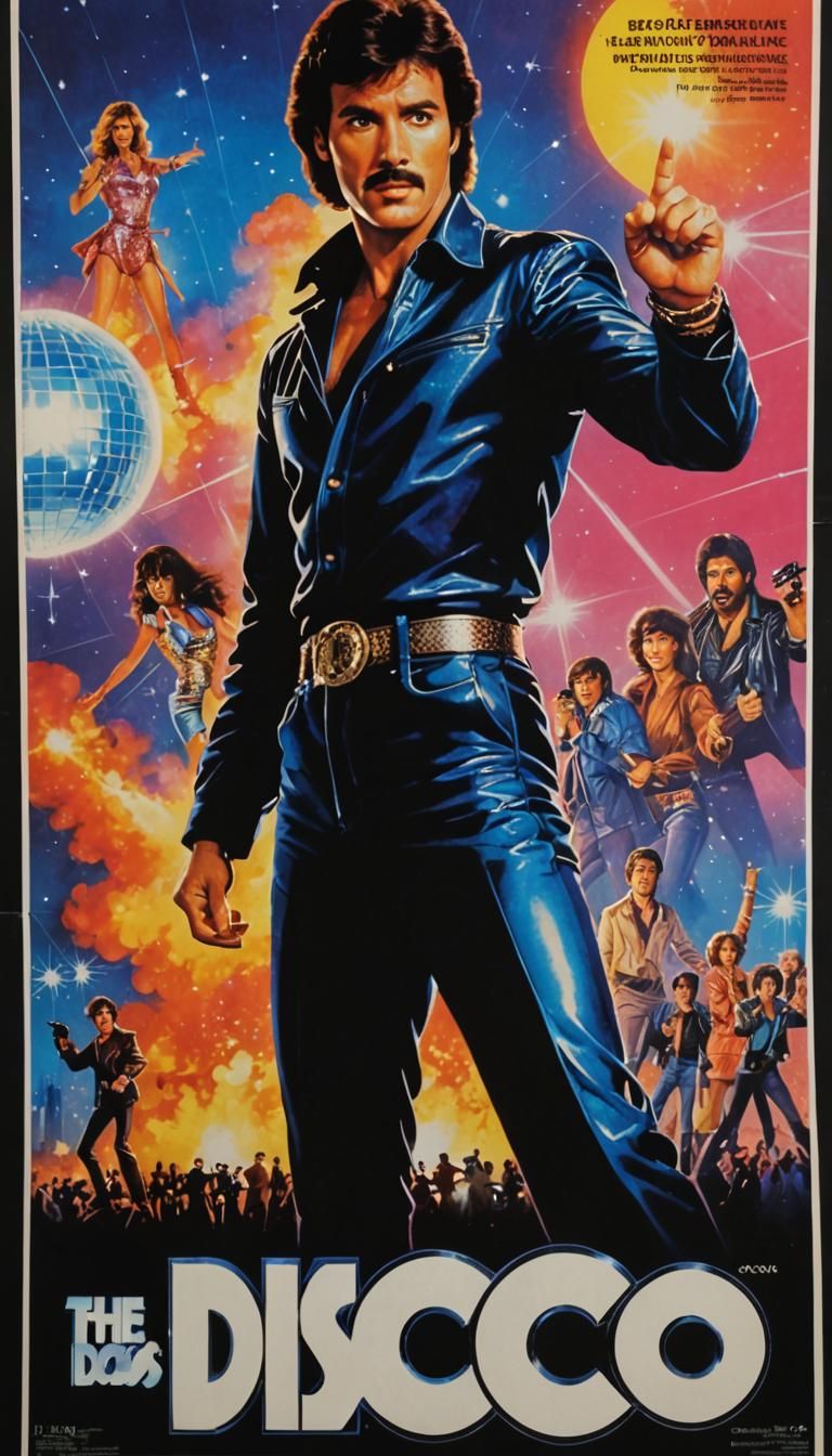 1980s Action Movie Poster: The Disco
