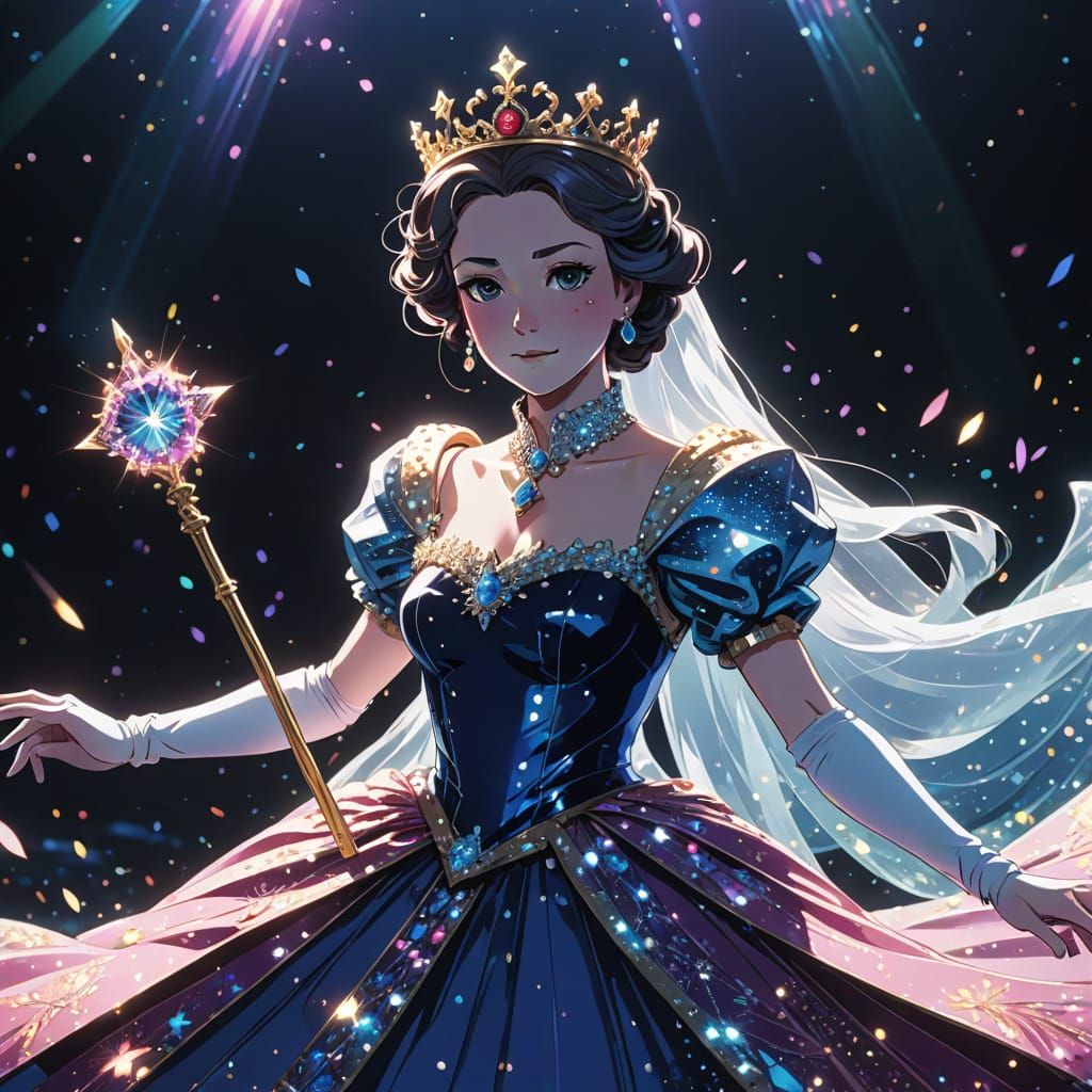 Queen Elizabeth II, Magical Girl Transformation, Anime Style