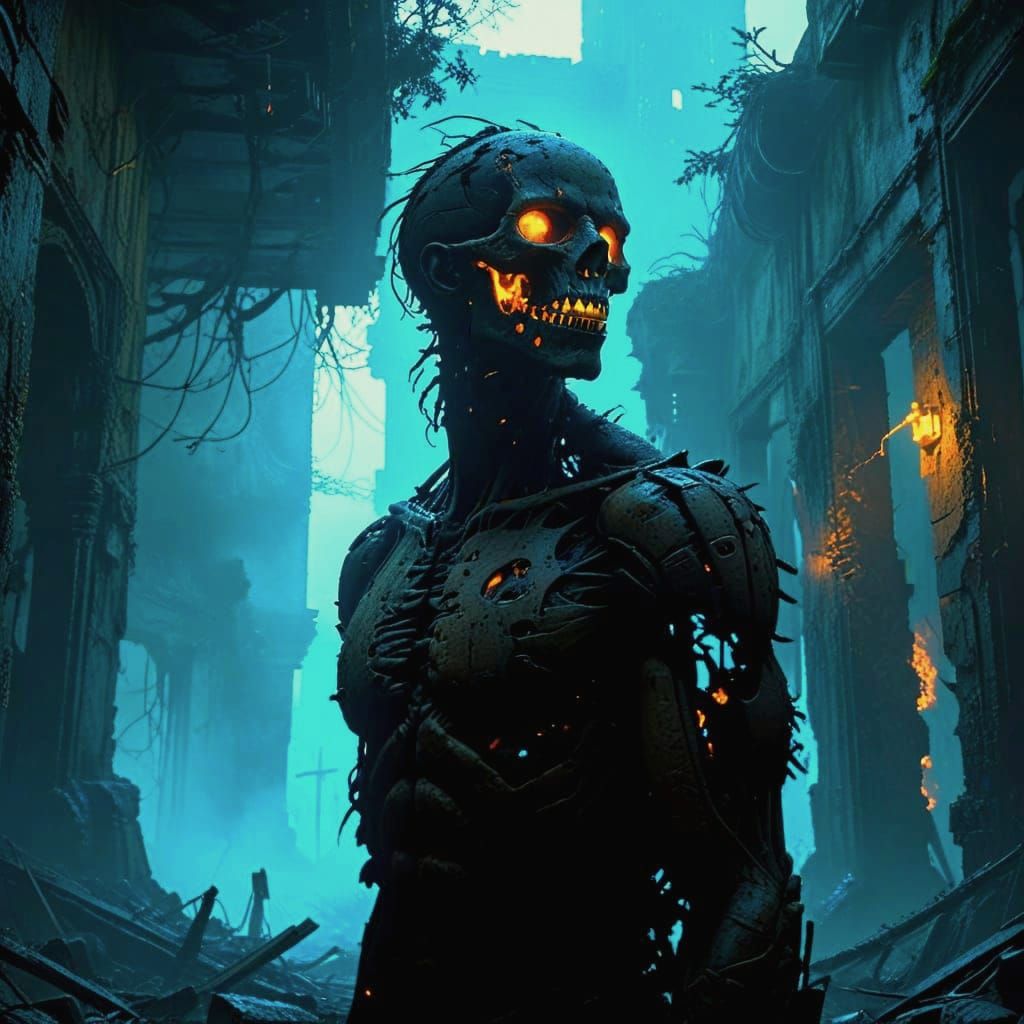 Dark Surrealism in Ruined World: Beksiński and Miyazaki Insp...