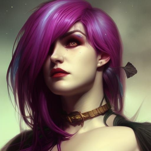 Morrigan Aensland Portrait with Dynamic Lighting