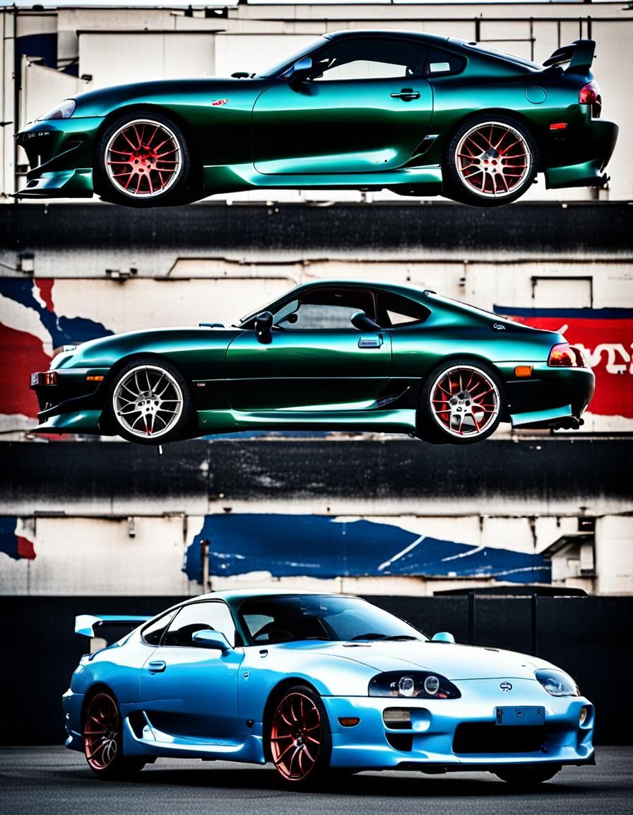 Toyota Supra MK4 Sports Edition in Public