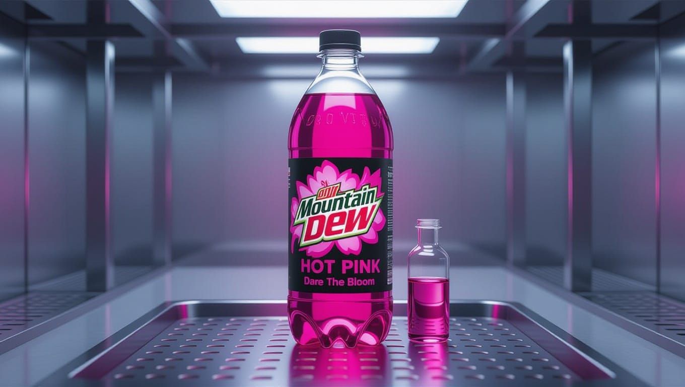 SCP-261: Neon Pink Soda in a High-Tech Lab