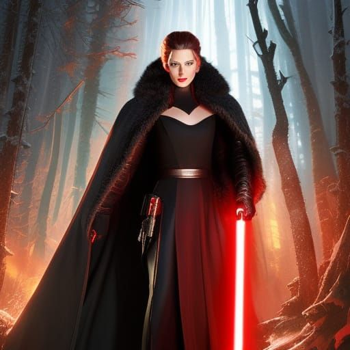 Sith Lord Anna with Double Lightsaber