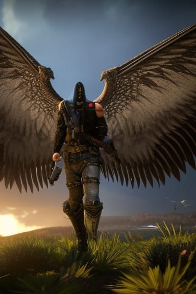 Angel of Death: Epic 3D Game Cinematic Render