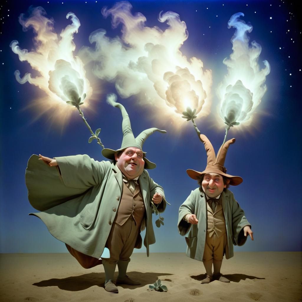 Surrealist Photo: The Wise Fool, Detailed and Bizarre