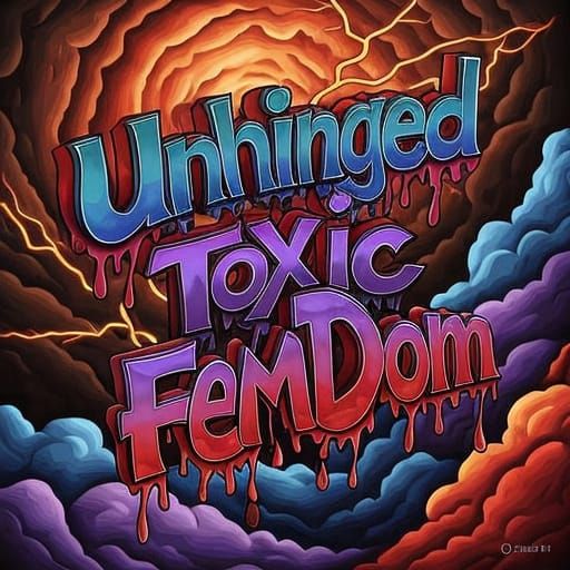 Digital Art Illustration of Toxic FemDom in Vibrant, 3D Styl...