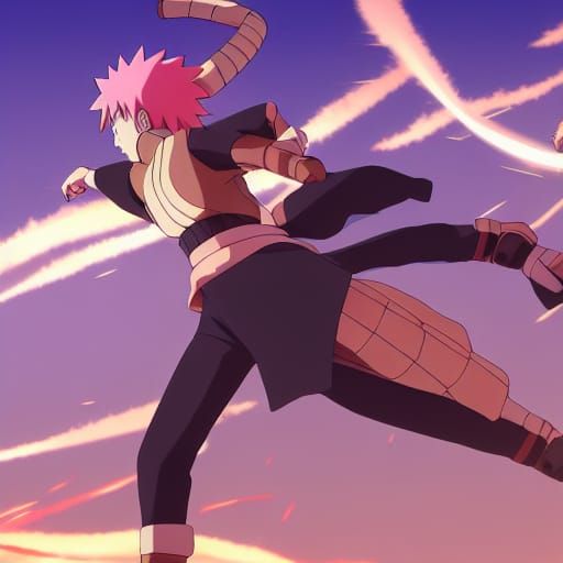Naruto Shippuden Battle in Anime Key Visual Style