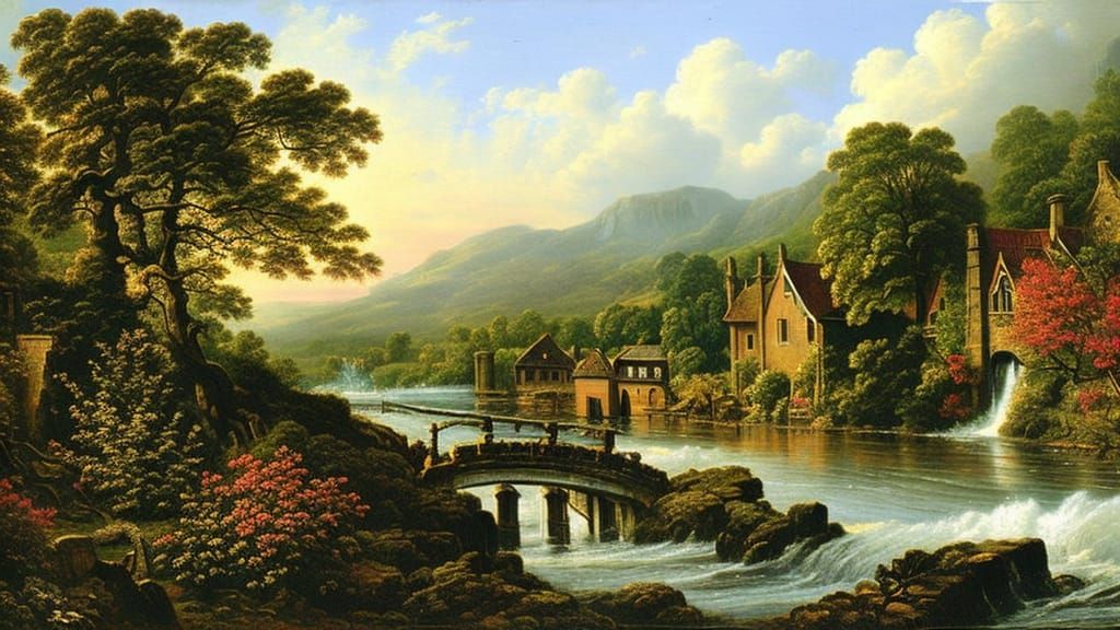 Apocalyptic Landscape Inspired by Constable