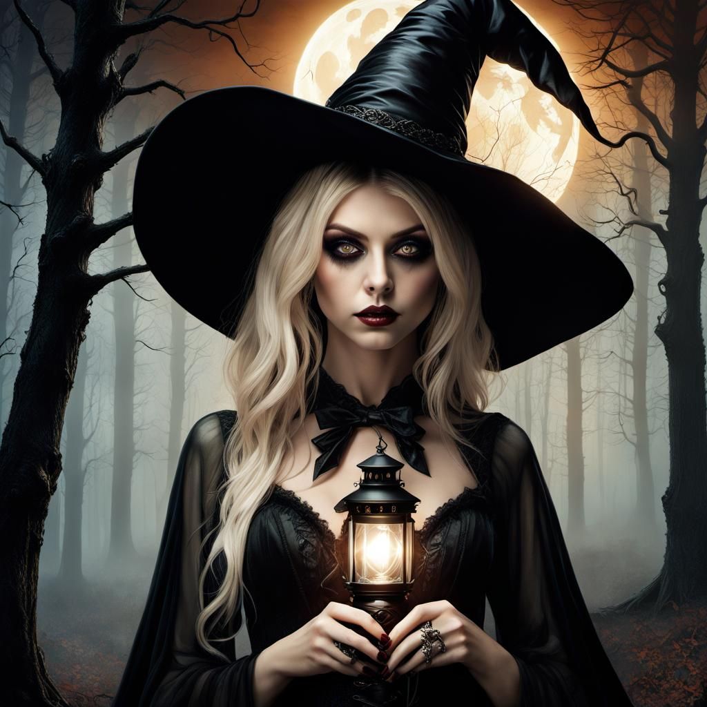 Taylor Momsen in Haunted Forest, Film Noir Style