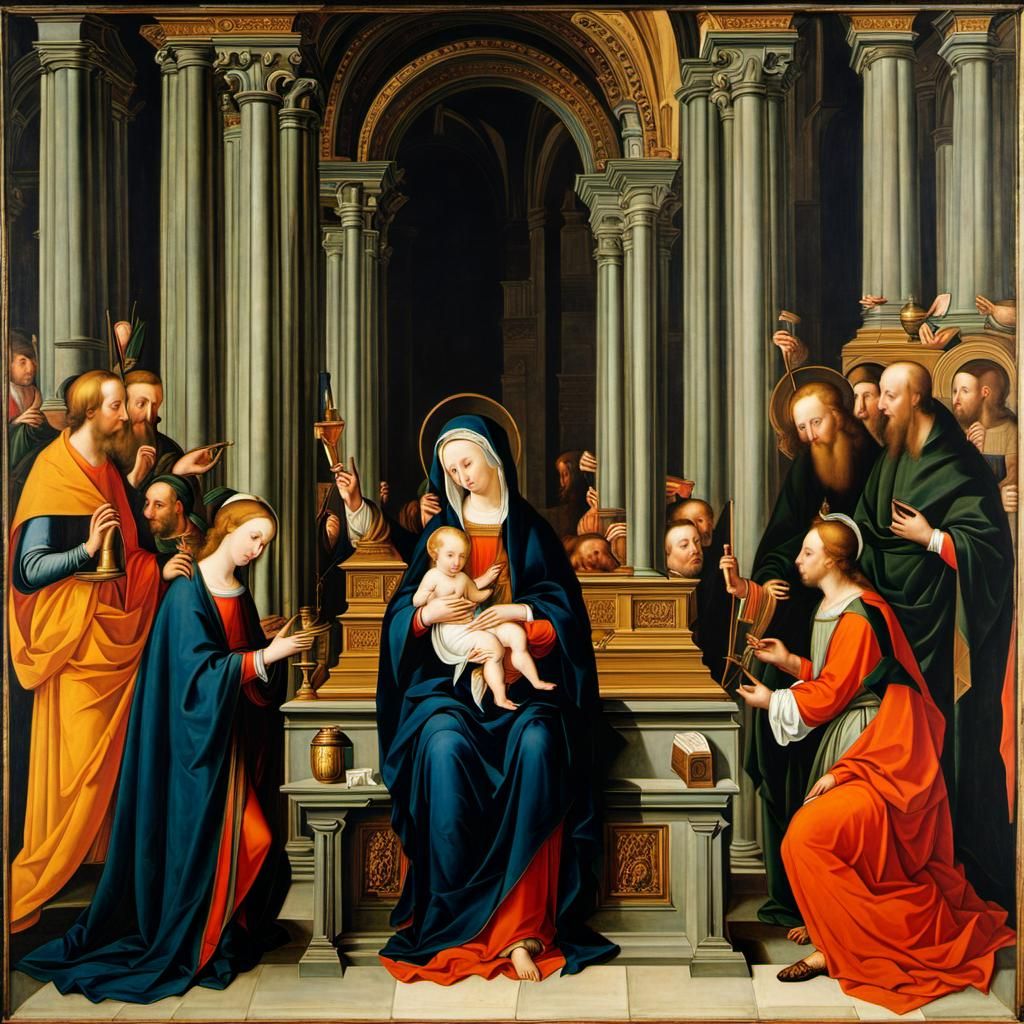 Presentation at the Temple: Medieval Panel Painting