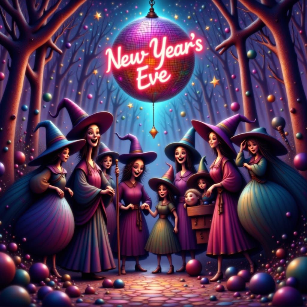 Witchy Wonderland: A Haunted New Year's Ball to Remember
