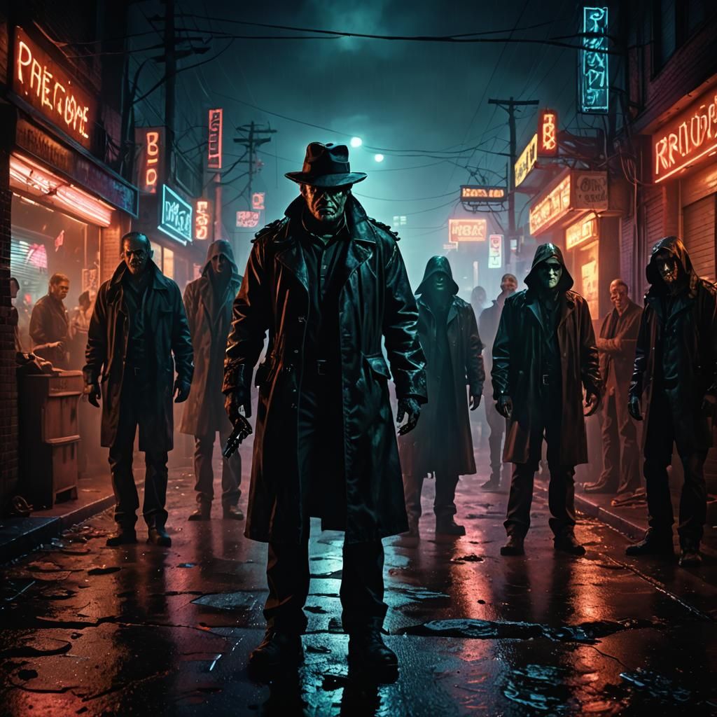 Horror Villains in a Dark Fantasy Nightmare